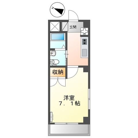 カーサ・アンジェラ 201号室 間取り