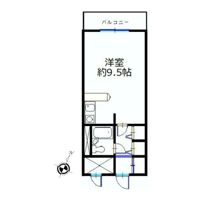 ライオンズプラザ平塚 1102号室 間取り