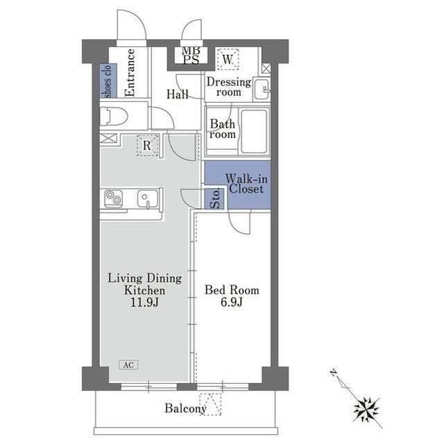 サンハイム戸塚 506号室 間取り
