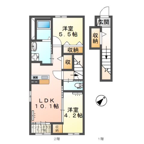 ロクスイサミ 間取り