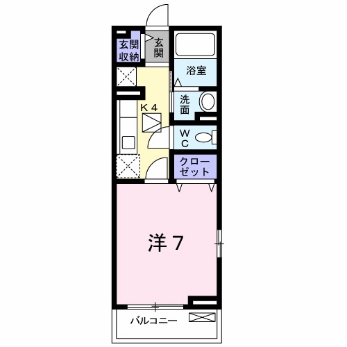 ショワ湘南 101号室 間取り