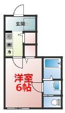 クオリティア平塚 101号室 間取り