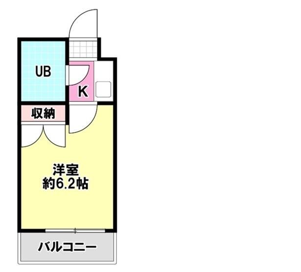 グリーンハウス湘南 207号室 間取り