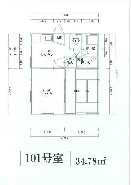 ブレス湘南 101号室 間取り