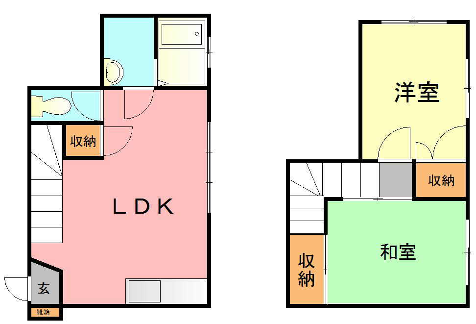 テラス柔 3号室 間取り