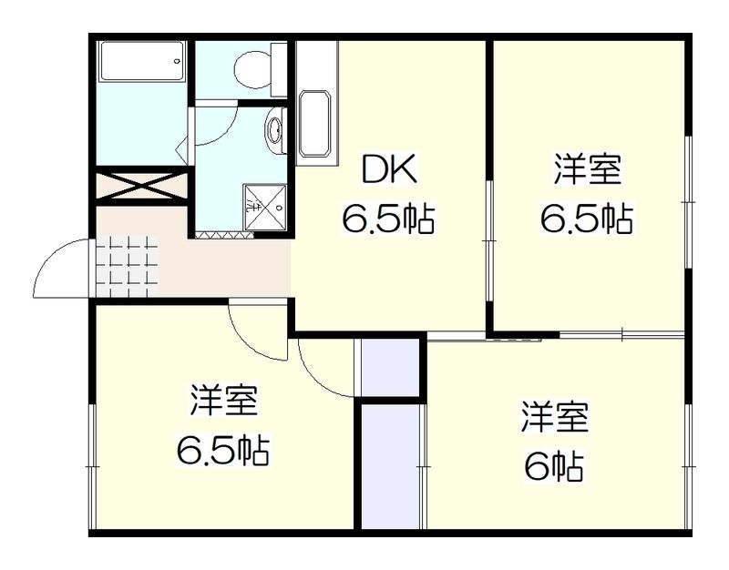 メルヘンコジマ 102号室 間取り