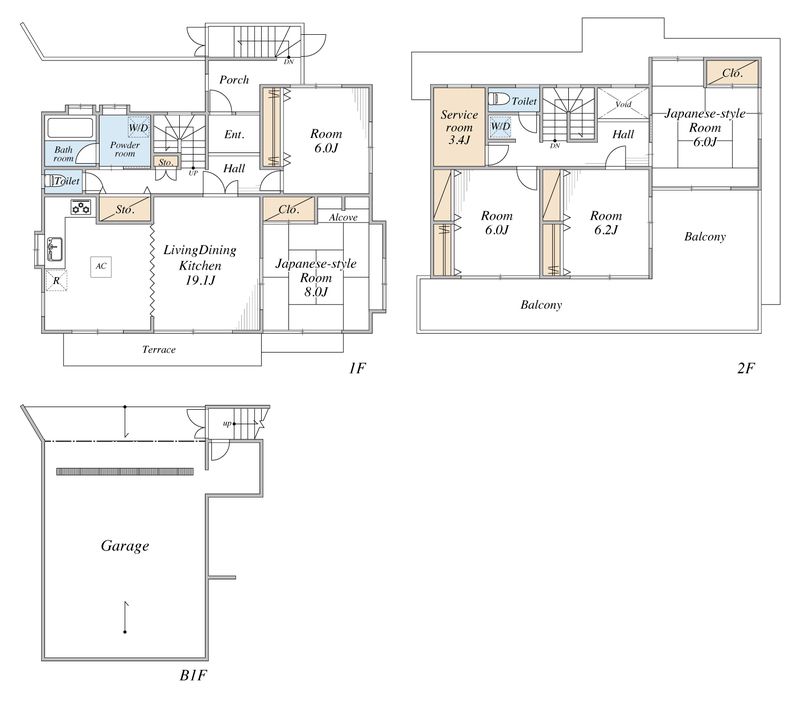 平塚市袖ヶ浜戸建 間取り