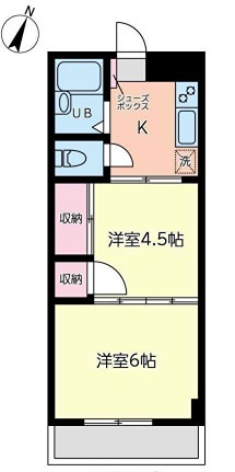 アーク桜ヶ丘 103号室 間取り