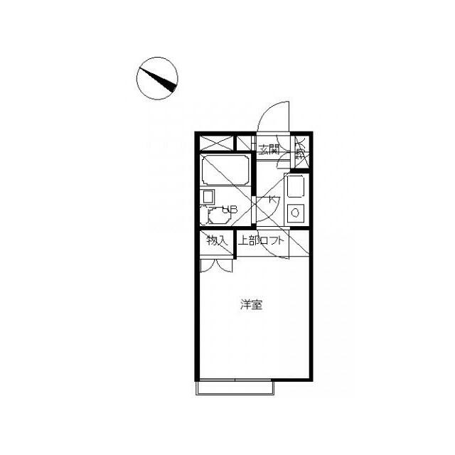 スカイピア港南台 102号室 間取り