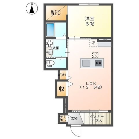 ソル・マリーナ 106号室 間取り