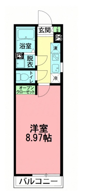 カインドネス愛甲石田Ｅａｓｔ 104号室 間取り