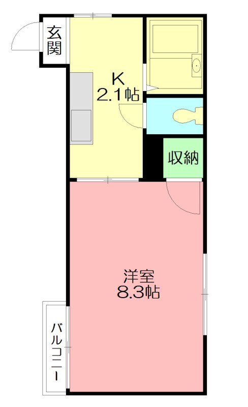 カーサピーノ  101号室 間取り