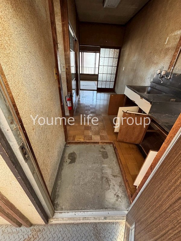 山上アパート 玄関