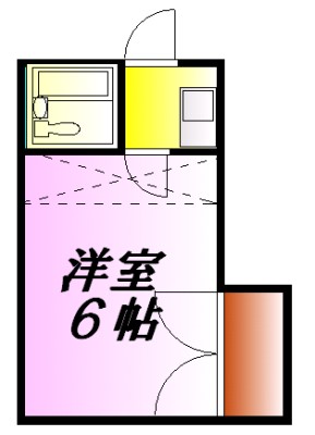 WH-G  203号室 間取り