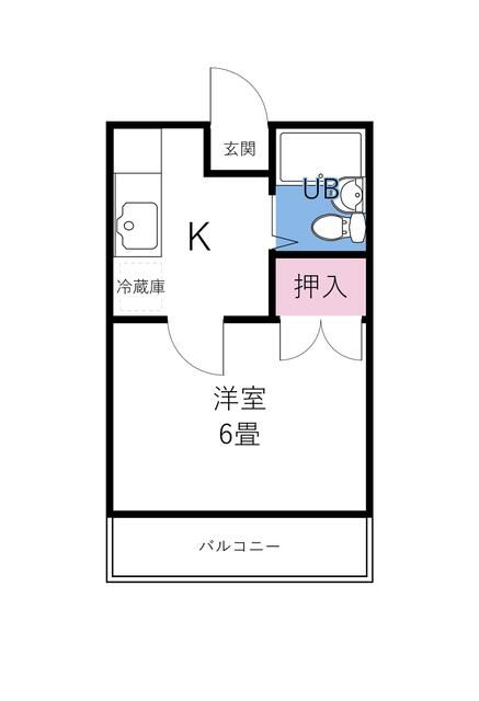 プレステージⅤ 204号室 間取り
