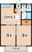 エステート笹尾 202号室 間取り
