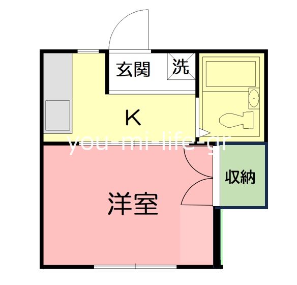 第二南原ハイツ 103号室 間取り