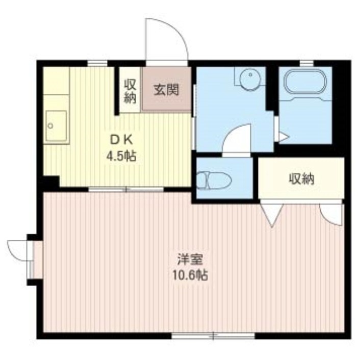 エスペランサ平塚 103号室 間取り