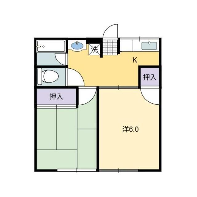 成瀬ハイツⅡ 102号室 間取り