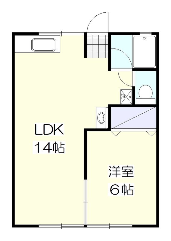 花水リバーサイド 102号室 間取り