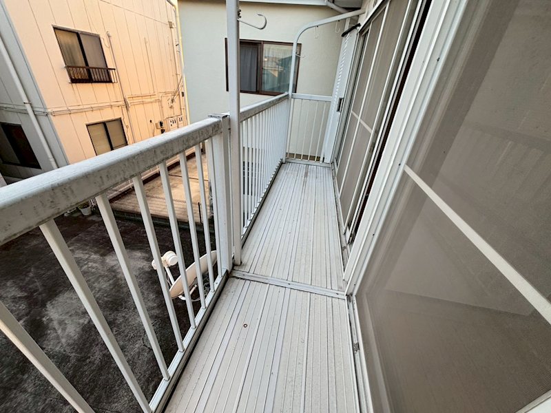 コーポ幸B ベランダ