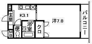 メゾン・プチルーナ 304号室 間取り