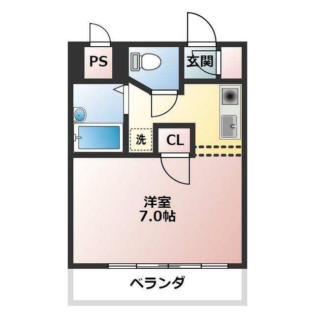 Ｊ・Ｋ　ＭＡＮＳＩＯＮ　Ⅰ 301号室 間取り