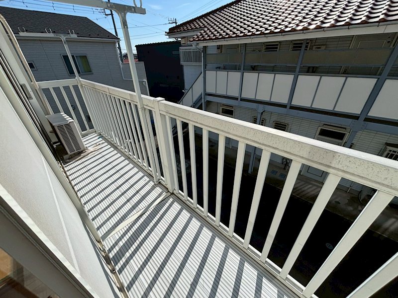 コーポ勇B ベランダ
