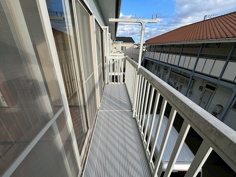 コーポ勇B ベランダ