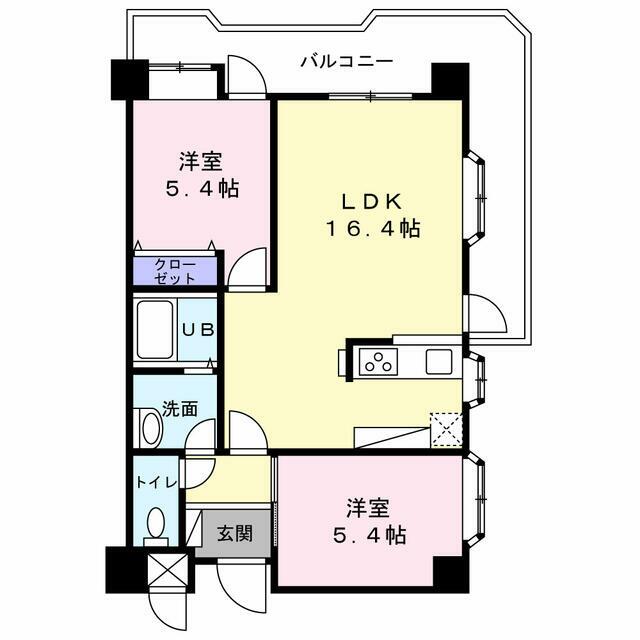 スマイル・コート本厚木 401号室 間取り
