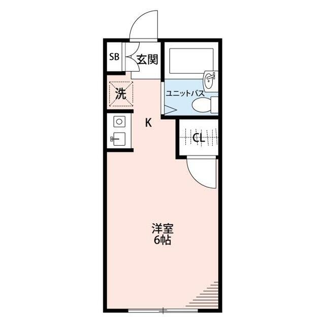 シャ・ノアール 206号室 間取り