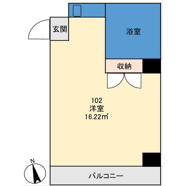 ウィステリア茅ヶ崎 102号室 間取り