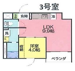 （仮称）伊勢原-川口様計画 303号室 間取り