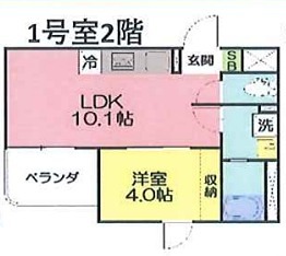 （仮称）伊勢原-川口様計画 201号室 間取り