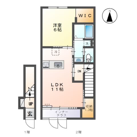 ブルックビルガーデンズⅢ 間取り