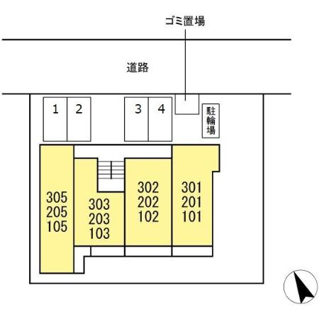 レ・パステック湘南平塚 間取り
