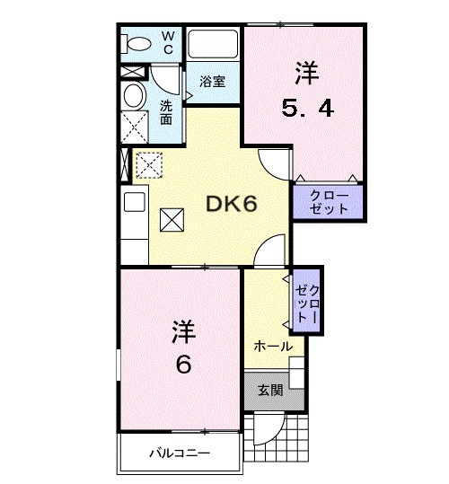 セレーノ 101号室 間取り