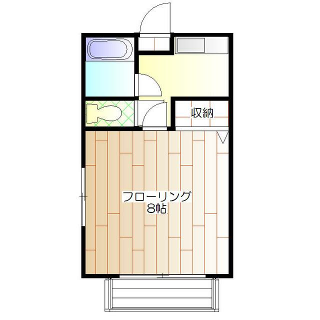 シャロムⅠ 2F号室 間取り