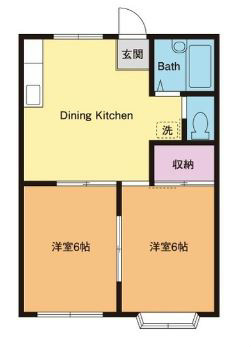 メゾン・ド・アンシャンテA 101号室 間取り