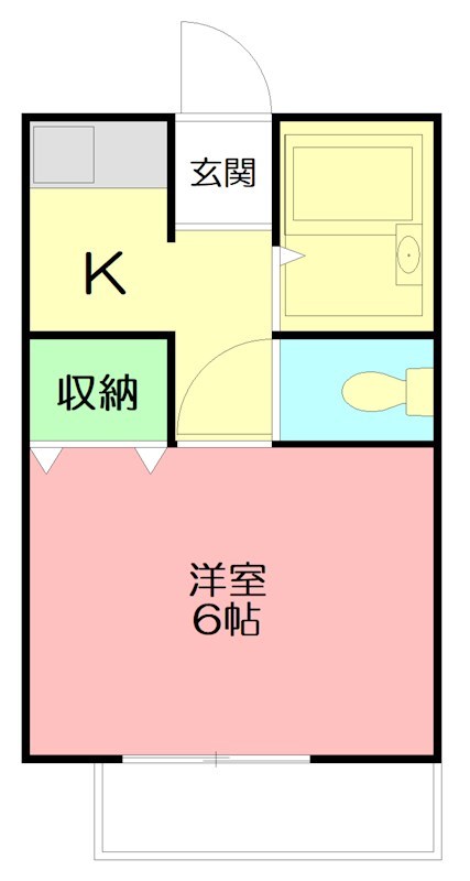 エヌハウス 203号室 間取り