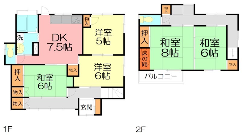小船貸家３ 間取り