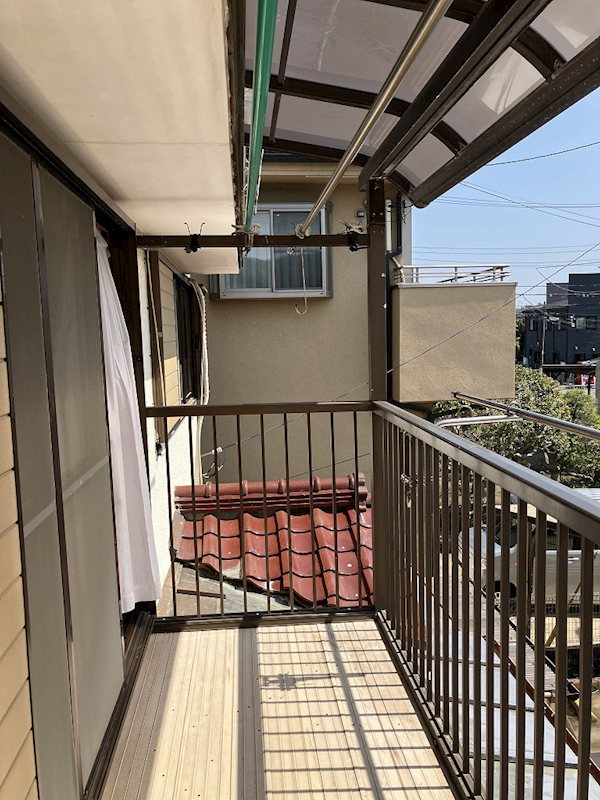 小船貸家３ ベランダ