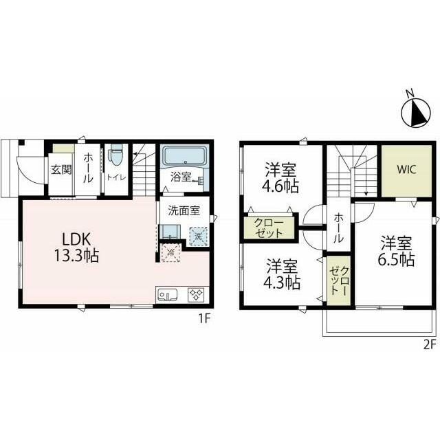 フロールＦ棟 間取り