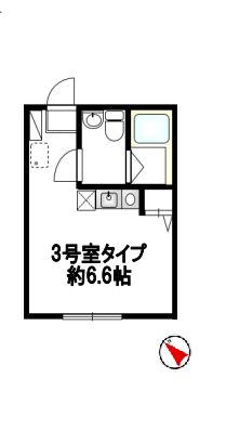 ルミエール桜ヶ丘 203号室 間取り