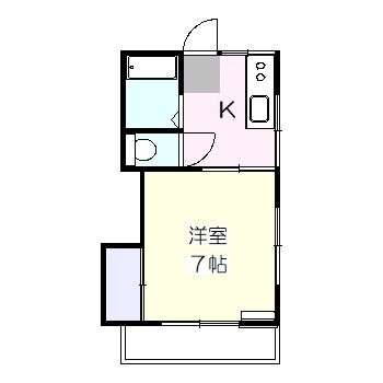 富士見ハイツ 202号室 間取り