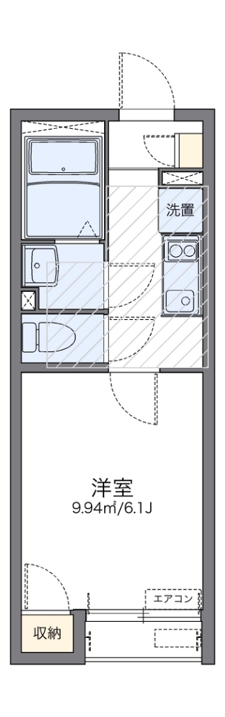 レオネクストルート１楓Ⅱ 202号室 間取り