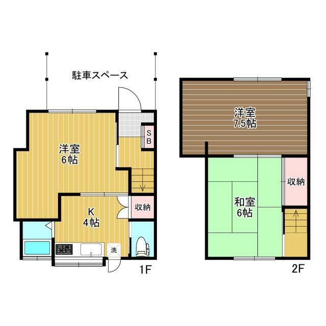トップヒルズ平戸 1・2F号室 間取り