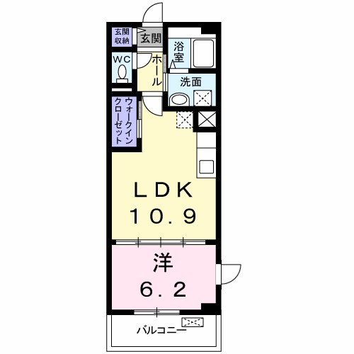 ヴィシュランティ 301号室 間取り