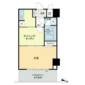 ライオンズマンション平塚宝町 1004号室 間取り
