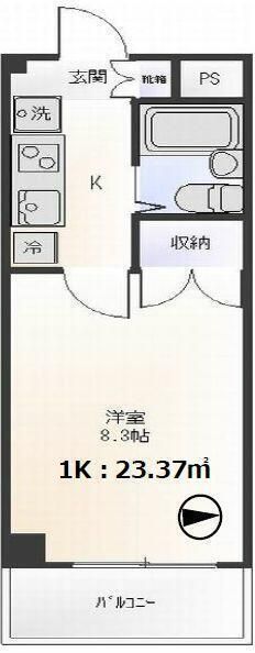 リエス厚木グレイス 204号室 間取り